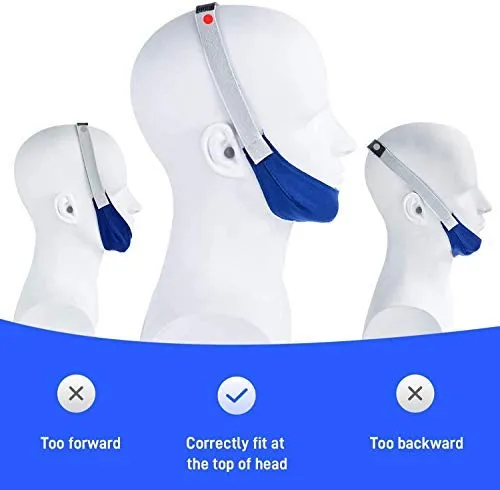 2 Pack - Chin Straps for CPAP Mouth Breathers - Anti Snoring Chin Strap