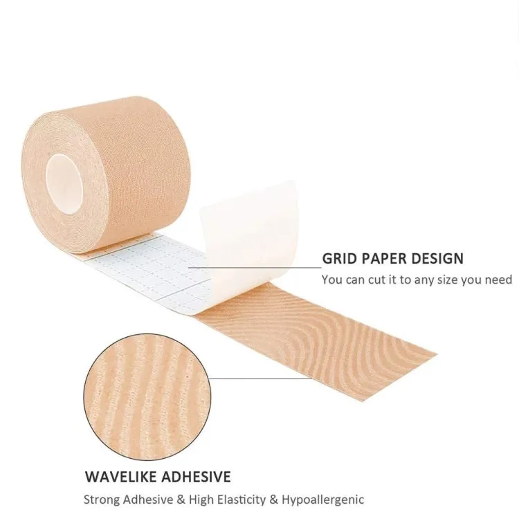 3 PCS Muscle Tape Physiotherapy Sports Tape Basketball Knee Bandage, Size: 3.8cm x 5m(Blue)