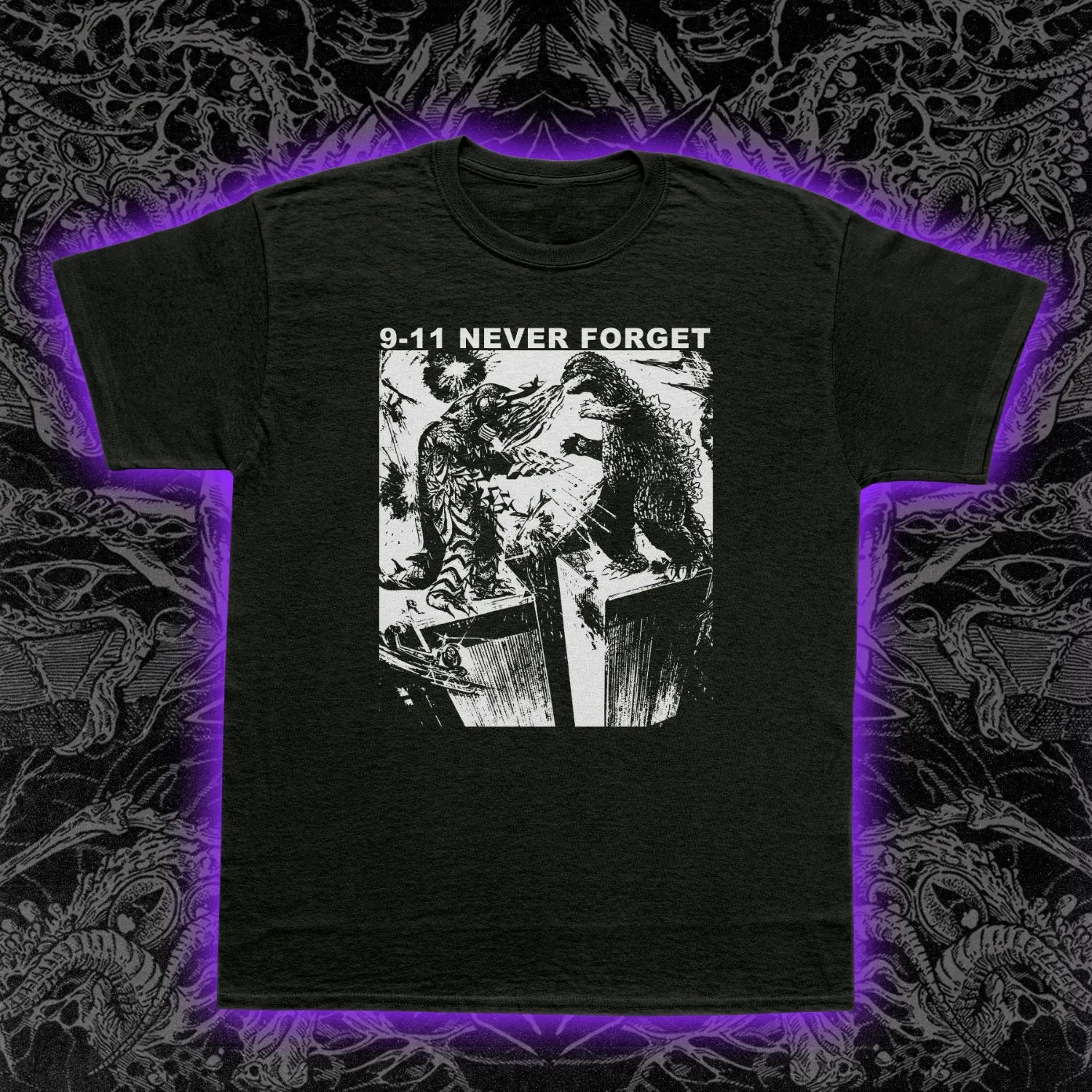 9-11 Never Forget Slim Fit Tee