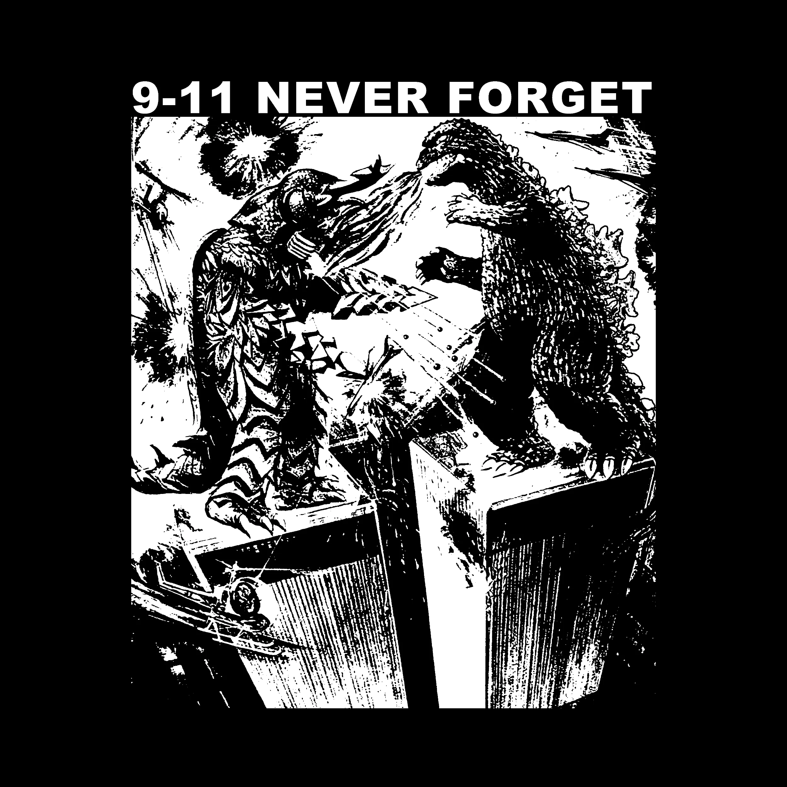 9-11 Never Forget Slim Fit Tee