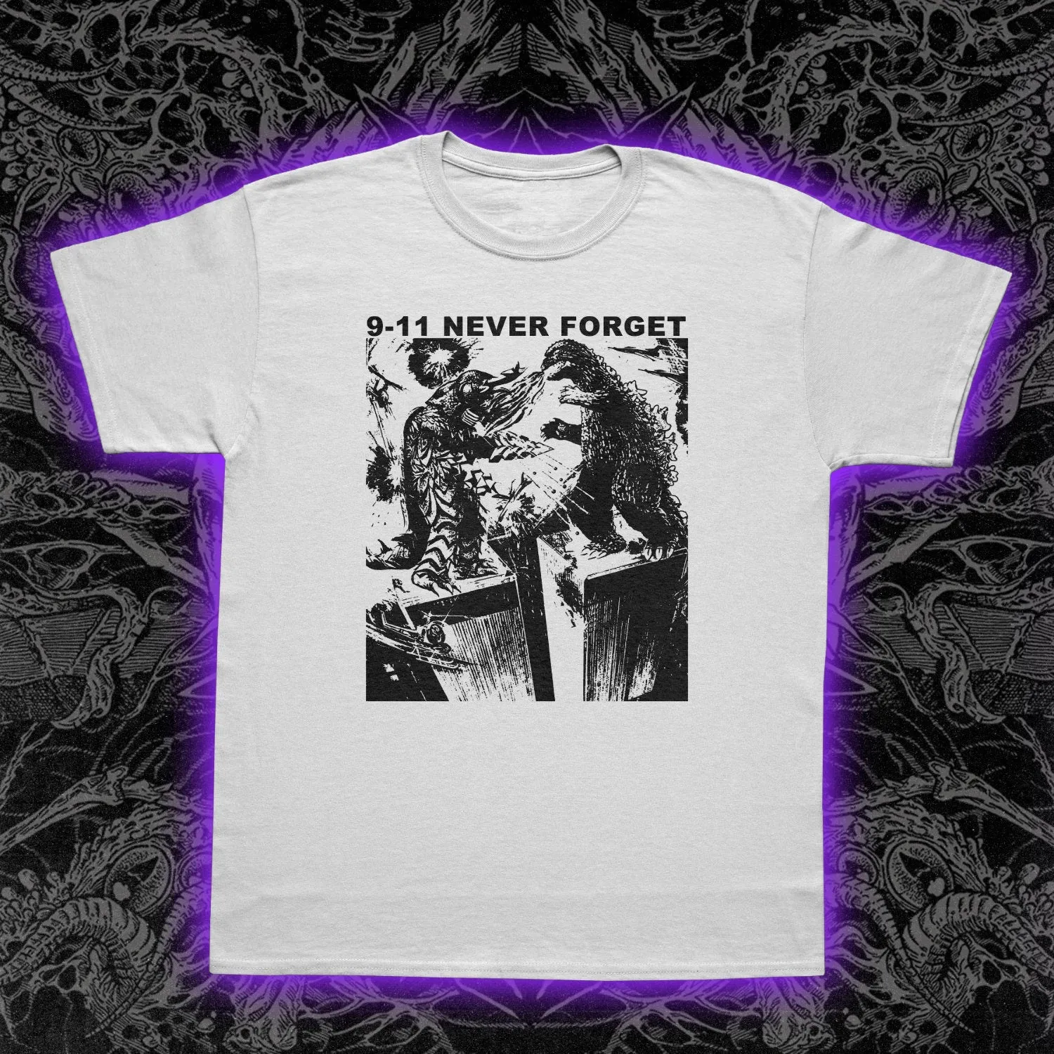 9-11 Never Forget Slim Fit Tee