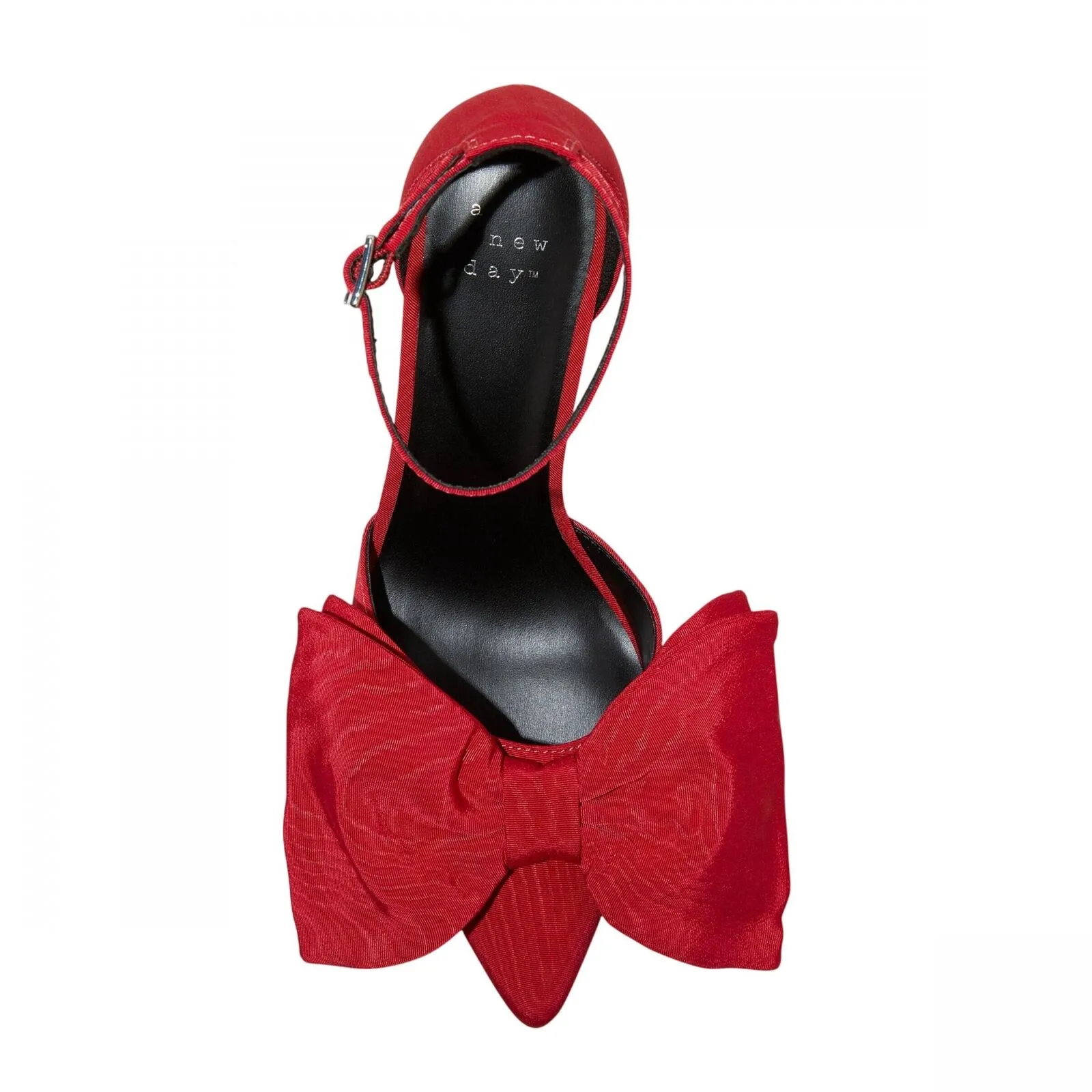 A New Day Womens Grace Bow Pumps with Memory Foam Insole 90972787 Red 7.5M