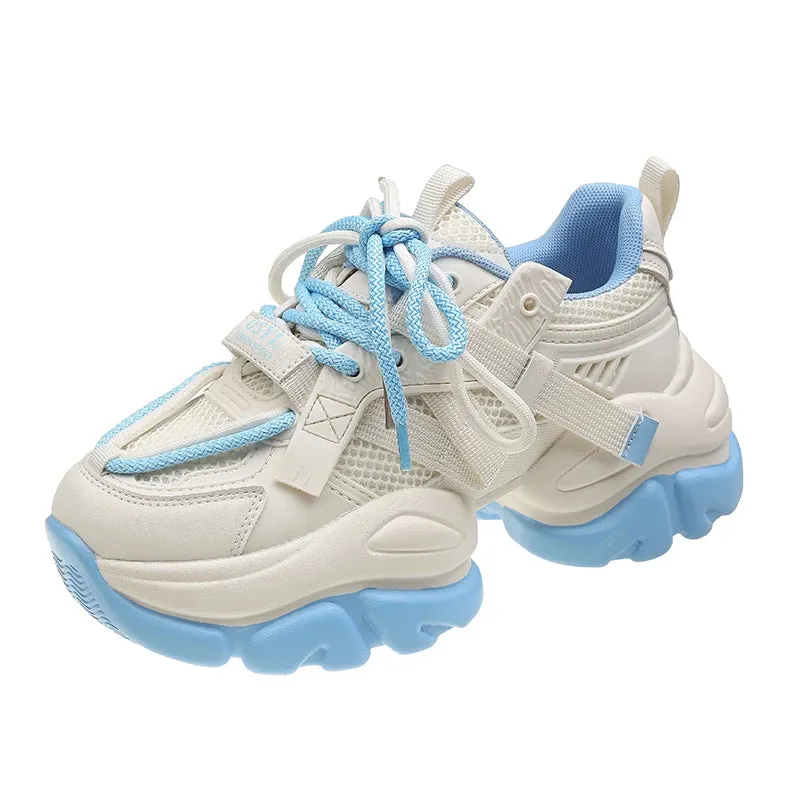 ADVBRIDGE New Spring and Autumn High Quality Brand Female Sport Shoes Platform Women's Sneakers Fashion Cool Outdoor Walking Daddy Shoes
