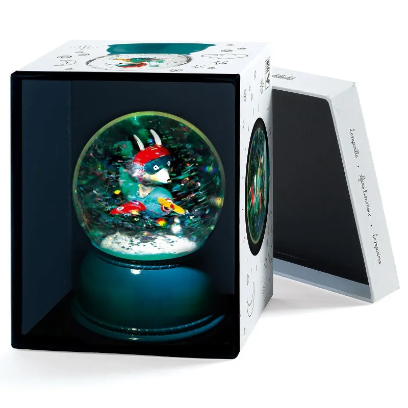 Airplane Snow Globe Nightlight