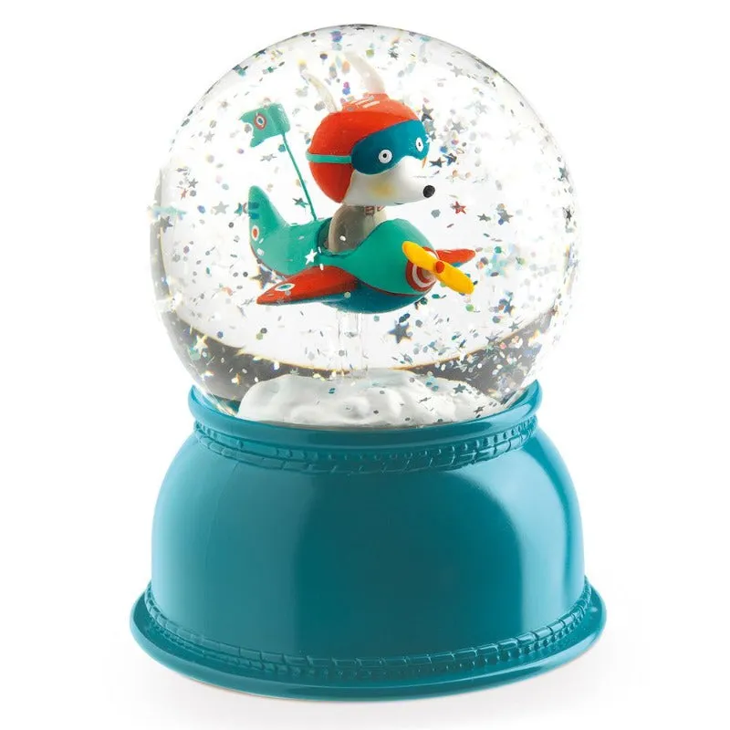 Airplane Snow Globe Nightlight