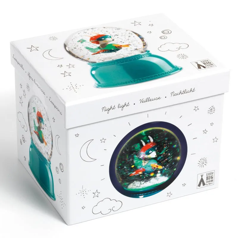 Airplane Snow Globe Nightlight
