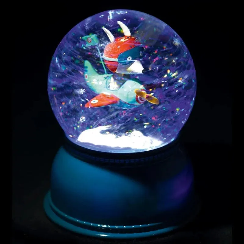 Airplane Snow Globe Nightlight