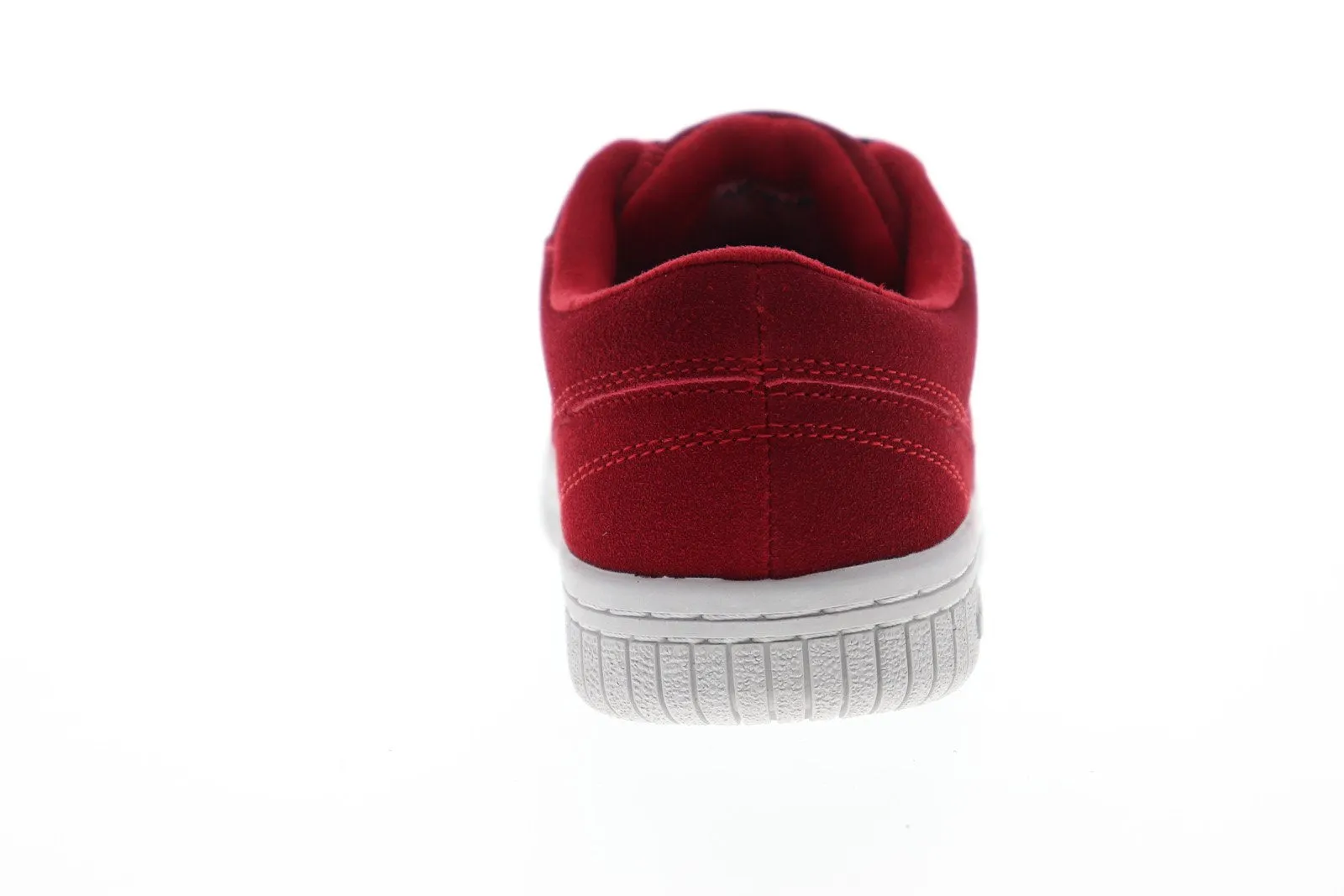 Airwalk Bloc AW19862-R Womens Red Suede Low Top Lace Up Skate Sneakers Shoes