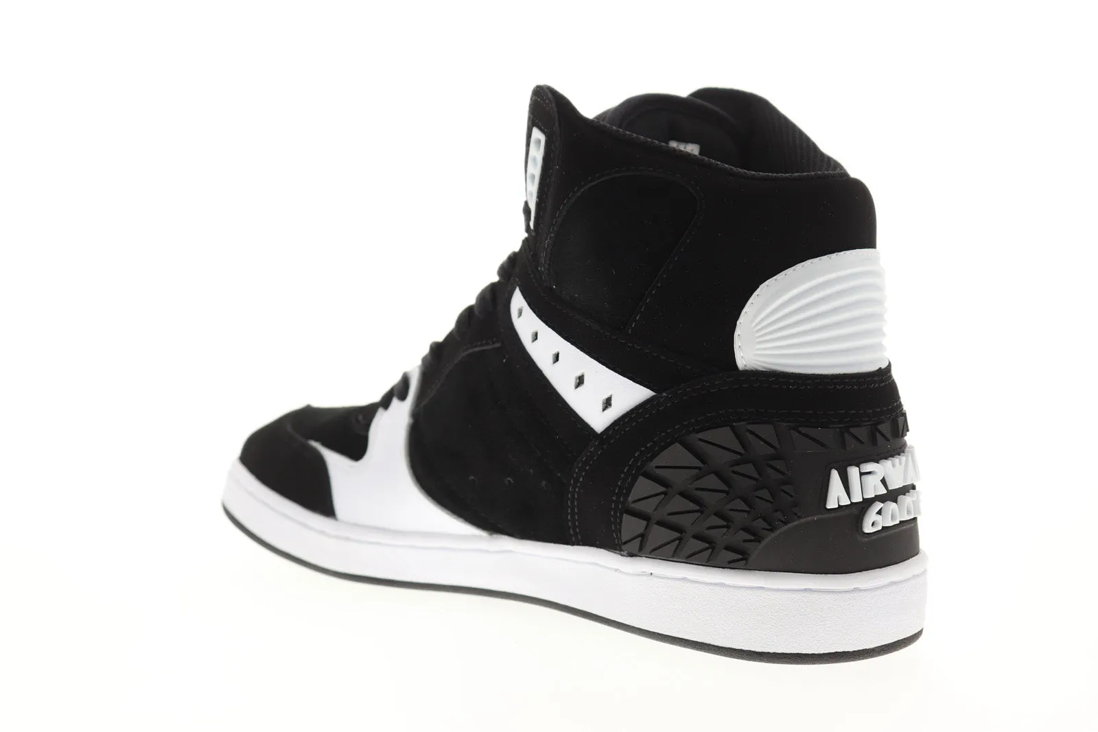 Airwalk Prototype 600 AW00226-002 Mens Black Suede Surf Skate Sneakers Shoes