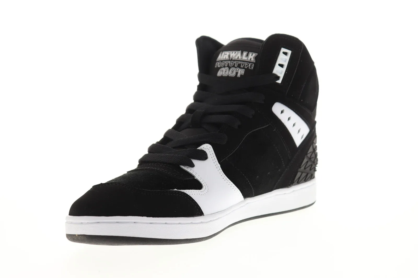 Airwalk Prototype 600 AW00226-002 Mens Black Suede Surf Skate Sneakers Shoes