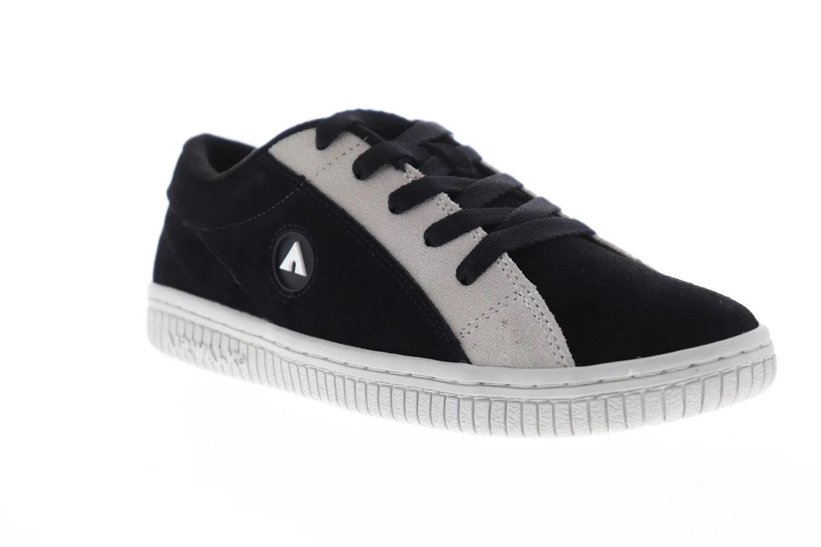 Airwalk Random AW19861-001 Mens Black Suede Surf Low Top Skate Sneakers Shoes