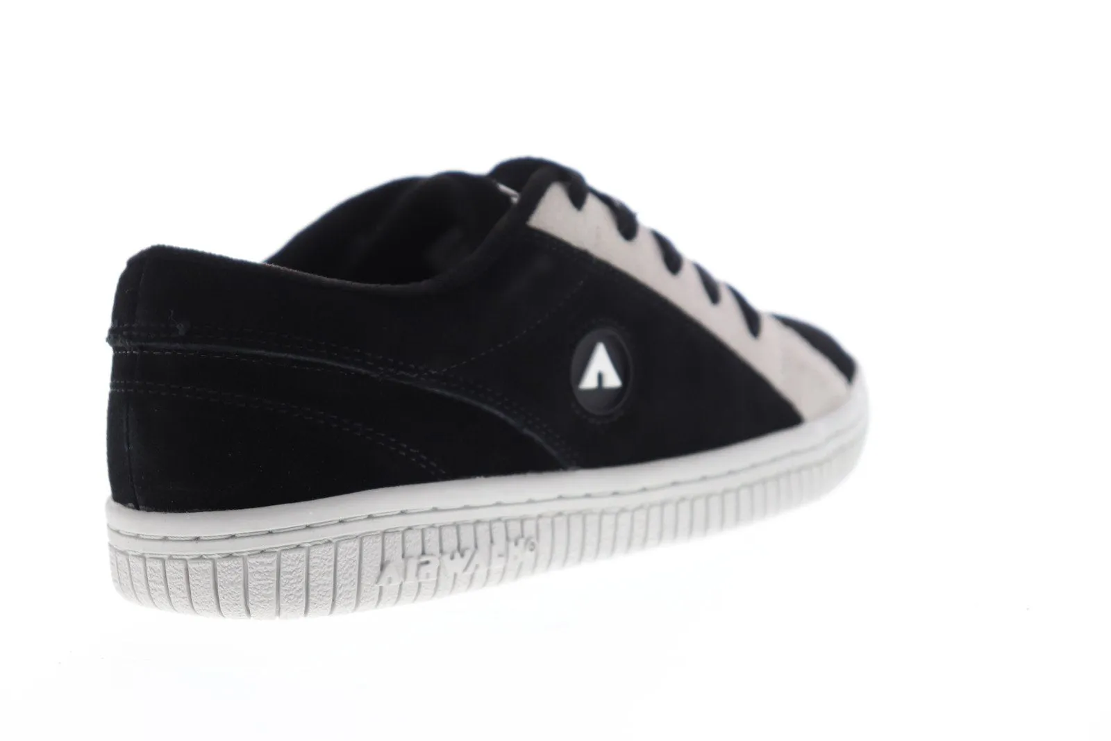 Airwalk Random AW19861-001 Mens Black Suede Surf Low Top Skate Sneakers Shoes