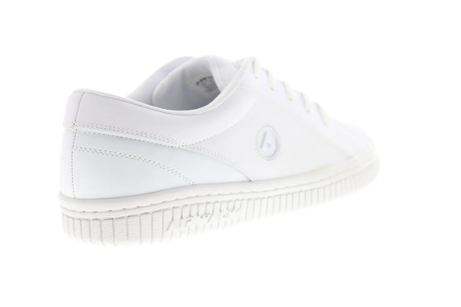 Airwalk The One AW00221-100 Mens White Leather Low Top Skate Sneakers Shoes