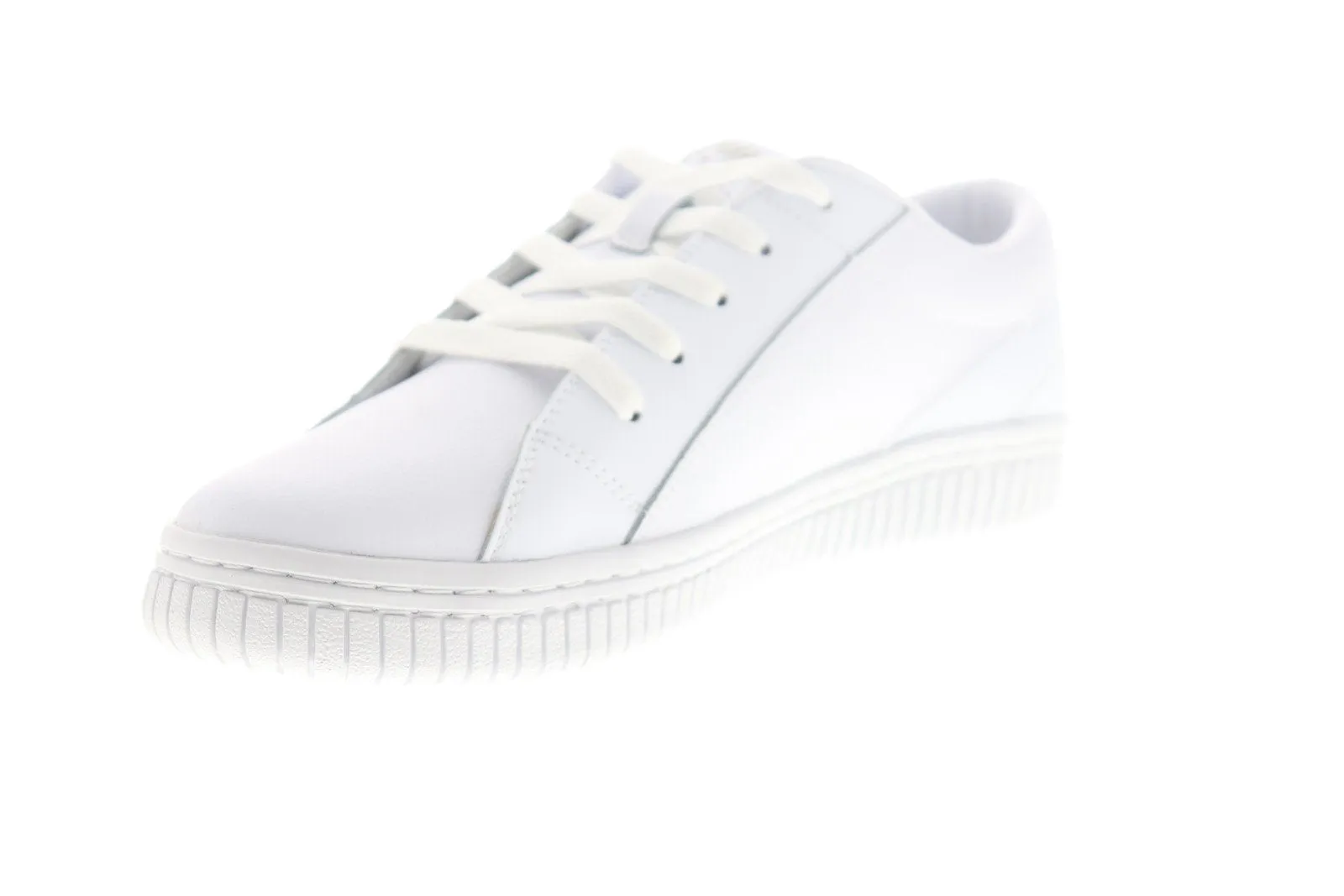 Airwalk The One AW00221-100 Mens White Leather Low Top Skate Sneakers Shoes