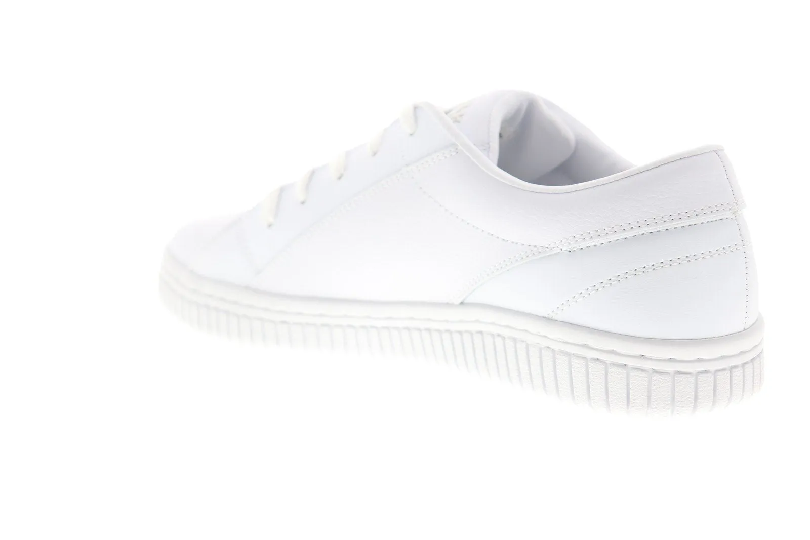 Airwalk The One AW00221-100 Mens White Leather Low Top Skate Sneakers Shoes