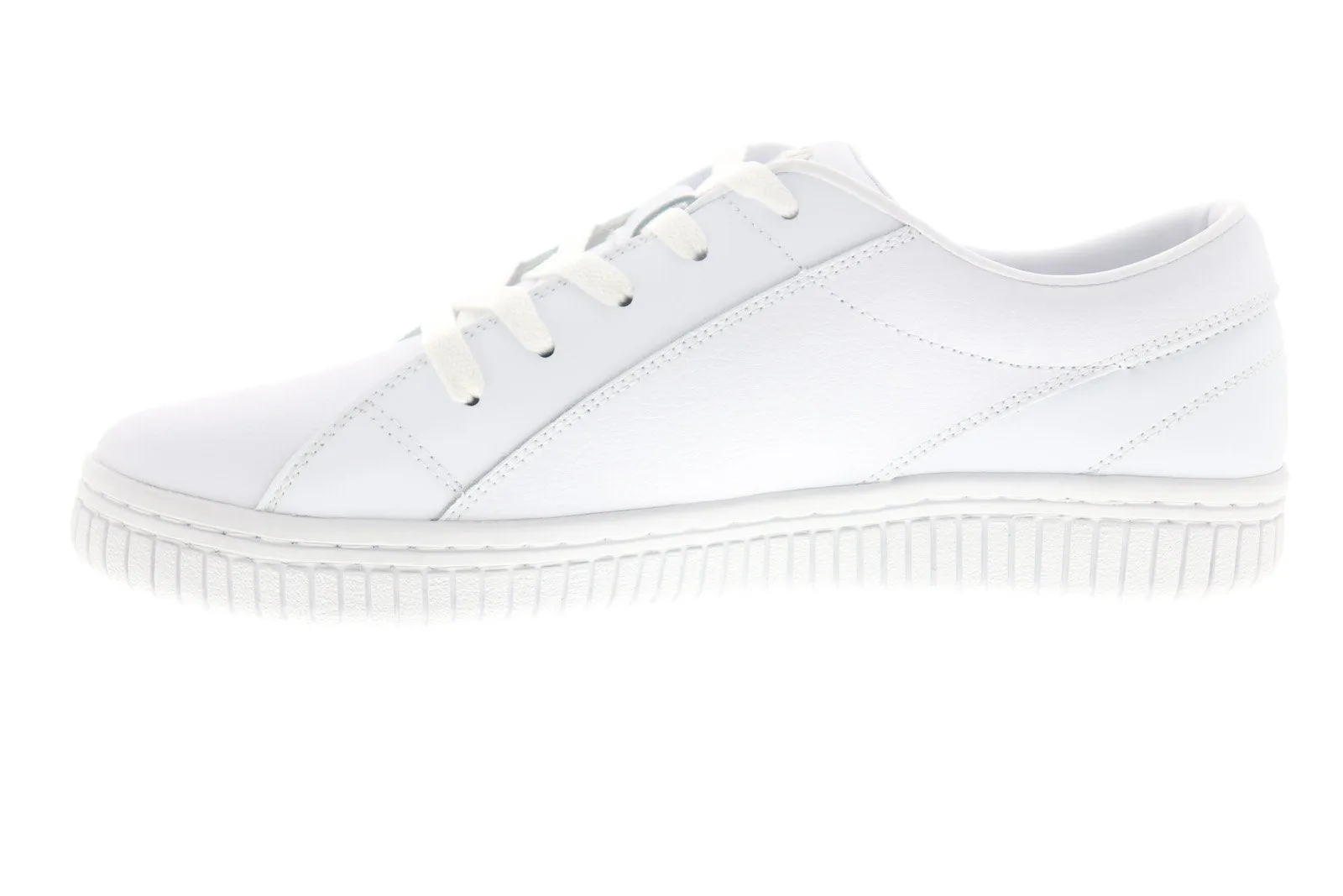Airwalk The One AW00221-100 Mens White Leather Low Top Skate Sneakers Shoes