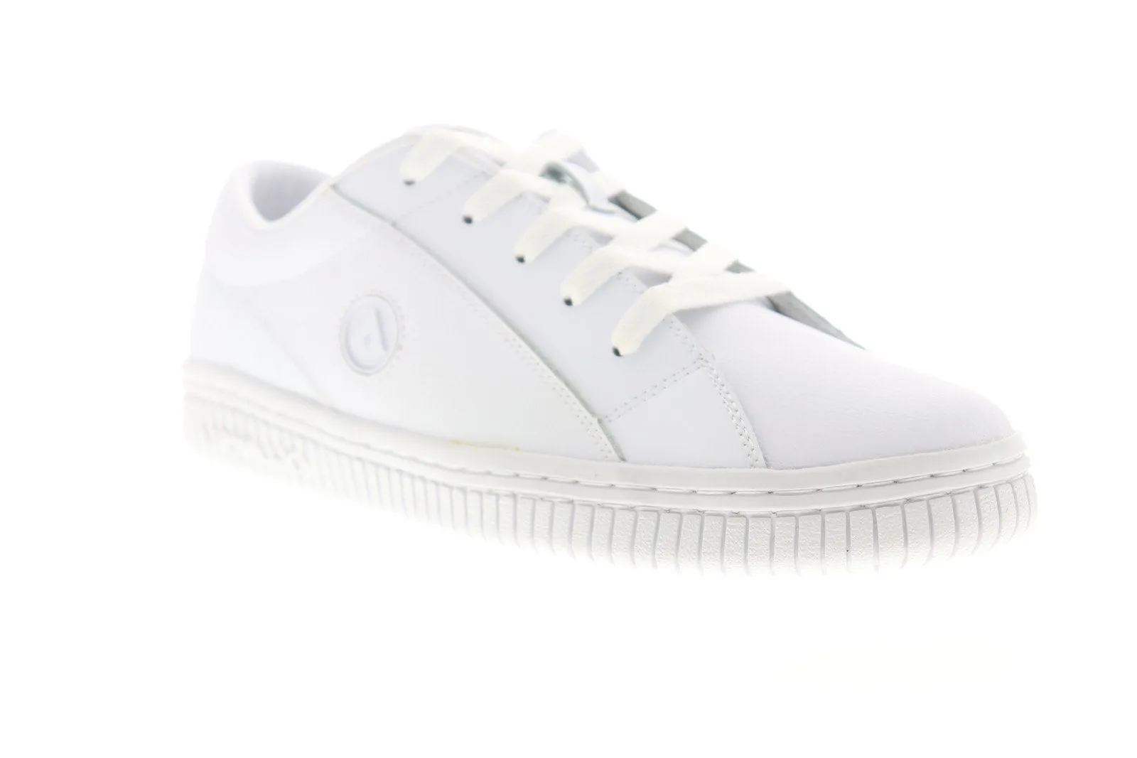 Airwalk The One AW00221-100 Mens White Leather Low Top Skate Sneakers Shoes