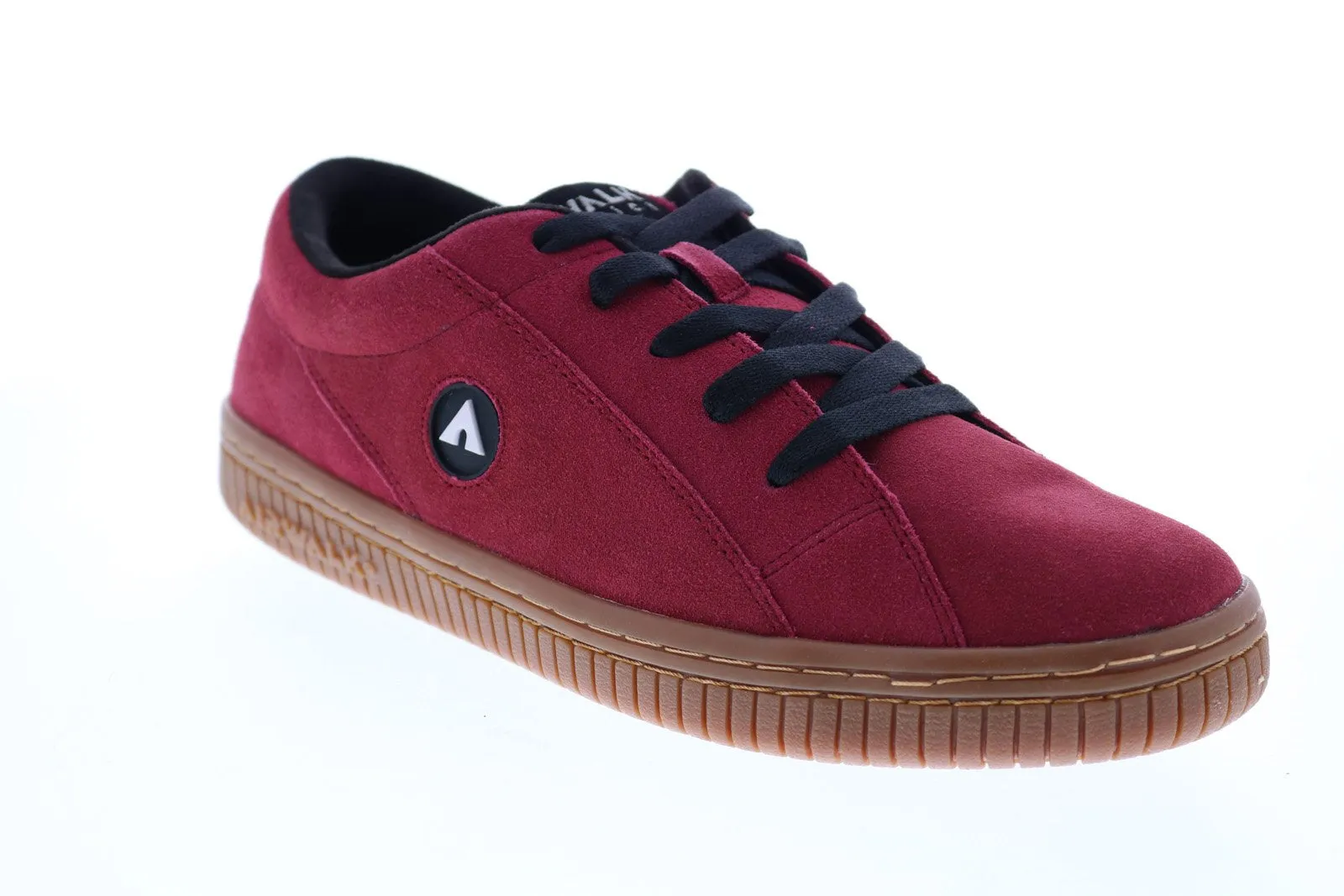Airwalk The One Gum AW00206-600 Mens Burgundy Skate Inspired Sneakers Shoes