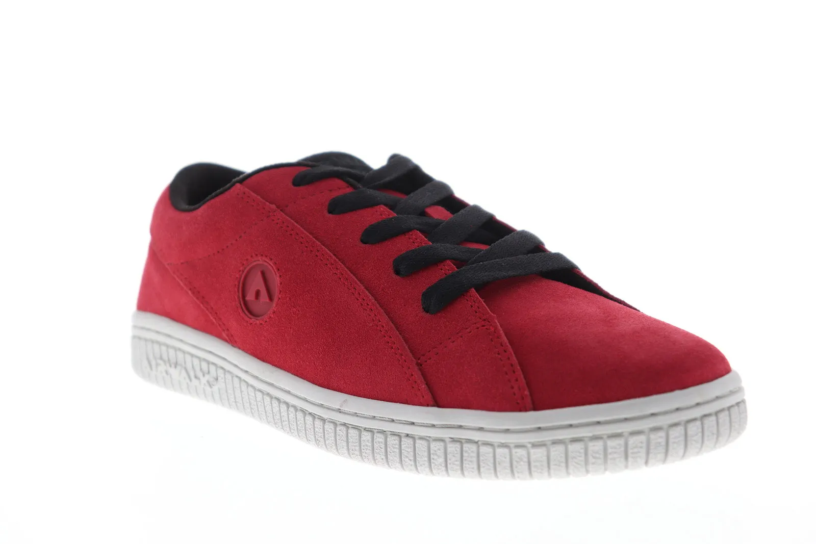 Airwalk The One HD AW00207-600 Mens Red Suede Surf Low Top Skate Sneakers Shoes