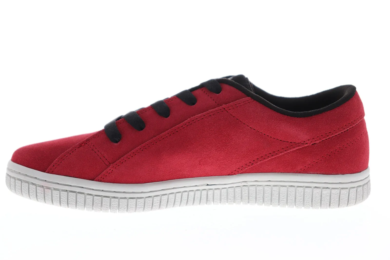 Airwalk The One HD AW00207-600 Mens Red Suede Surf Low Top Skate Sneakers Shoes