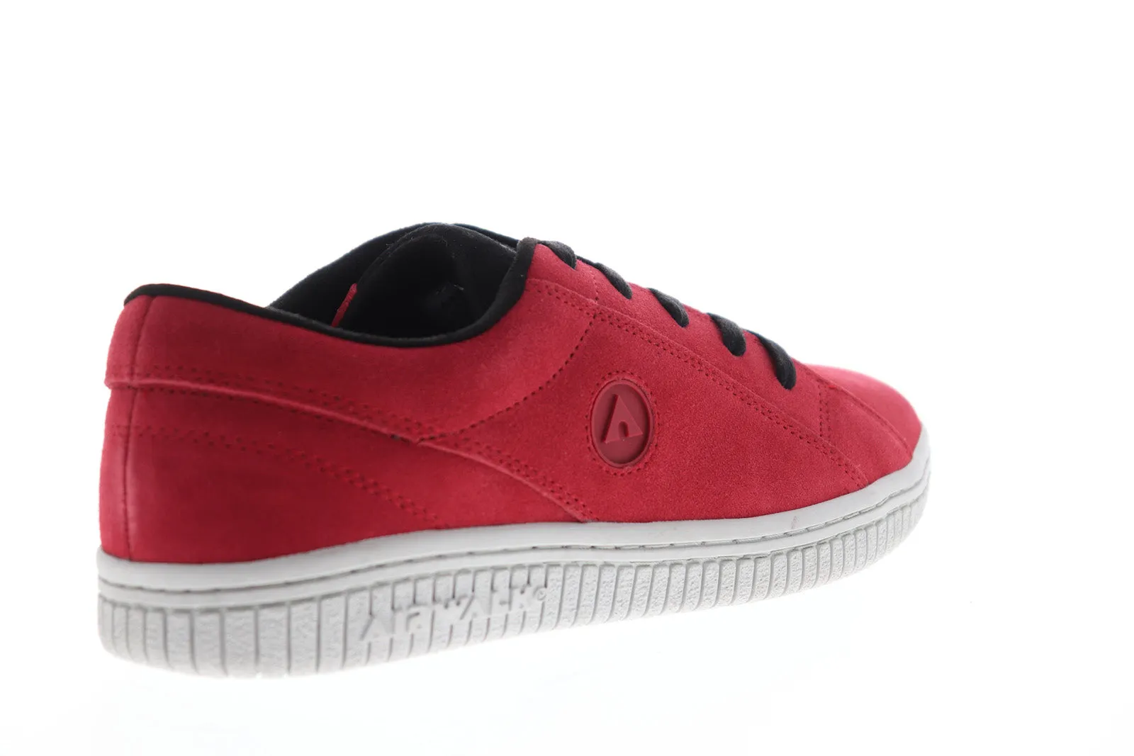 Airwalk The One HD AW00207-600 Mens Red Suede Surf Low Top Skate Sneakers Shoes