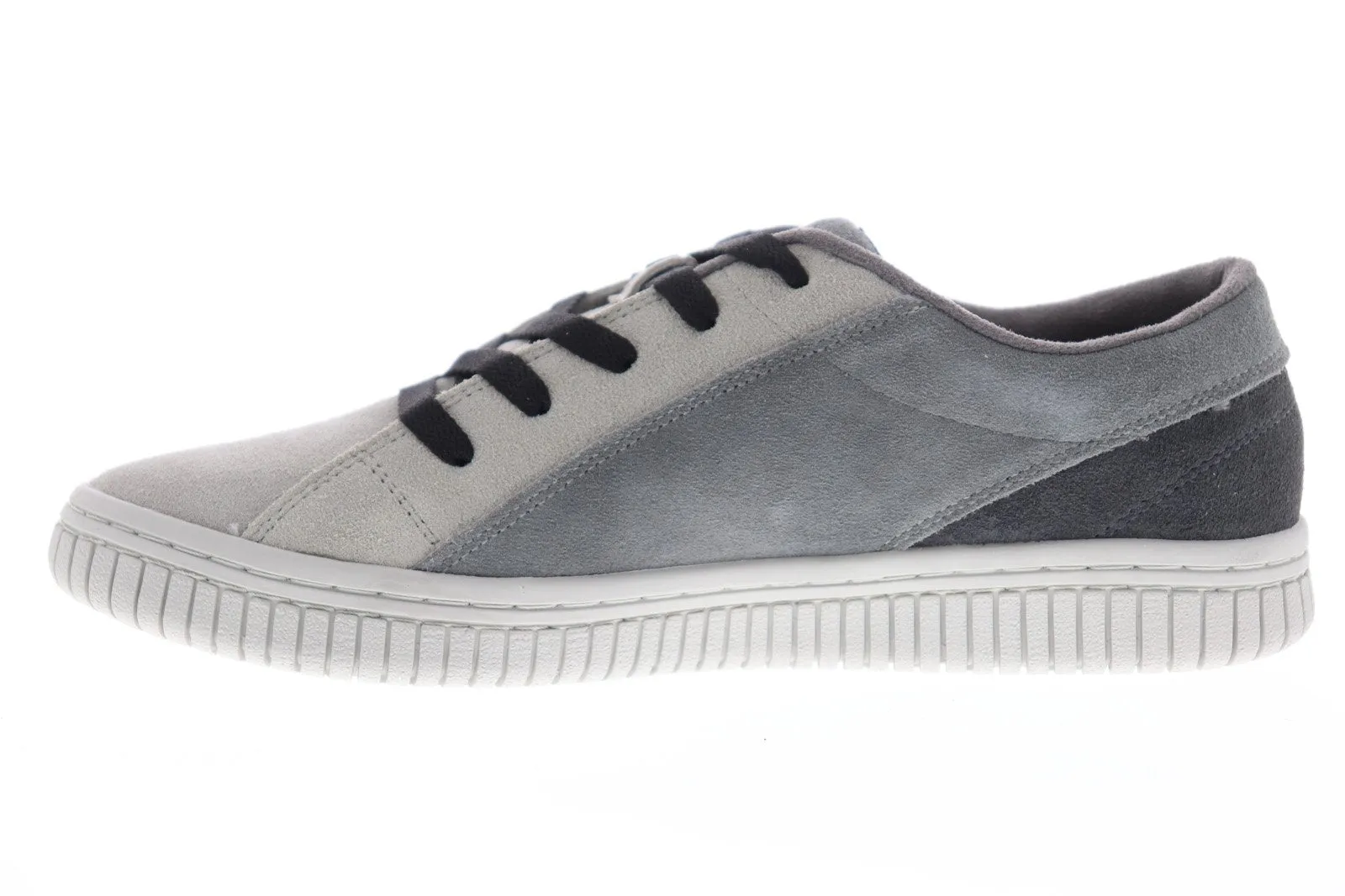Airwalk The One Suede TRI Mens Gray Suede Skate Sneakers Shoes