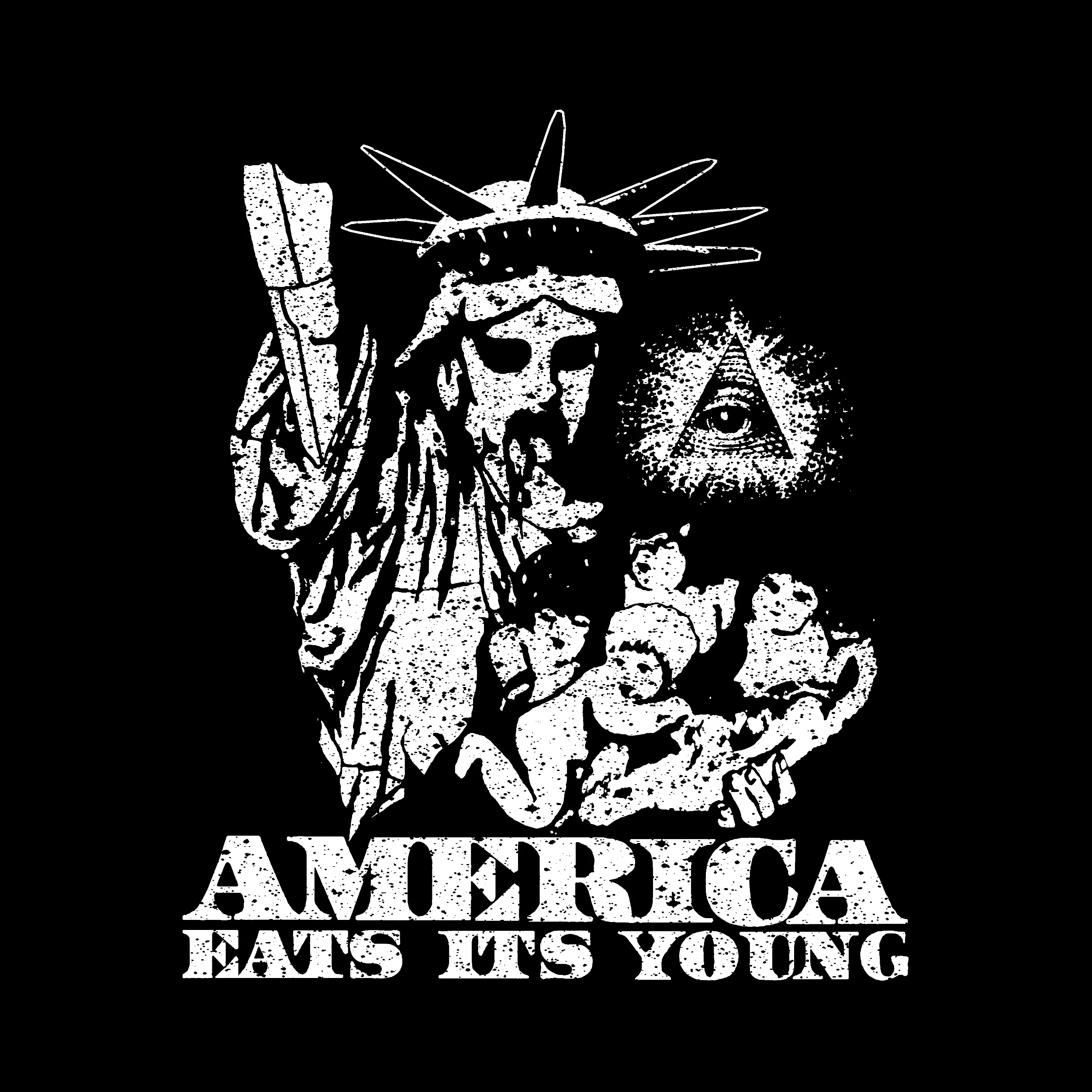 America Eats Its Young Slim Fit Tee