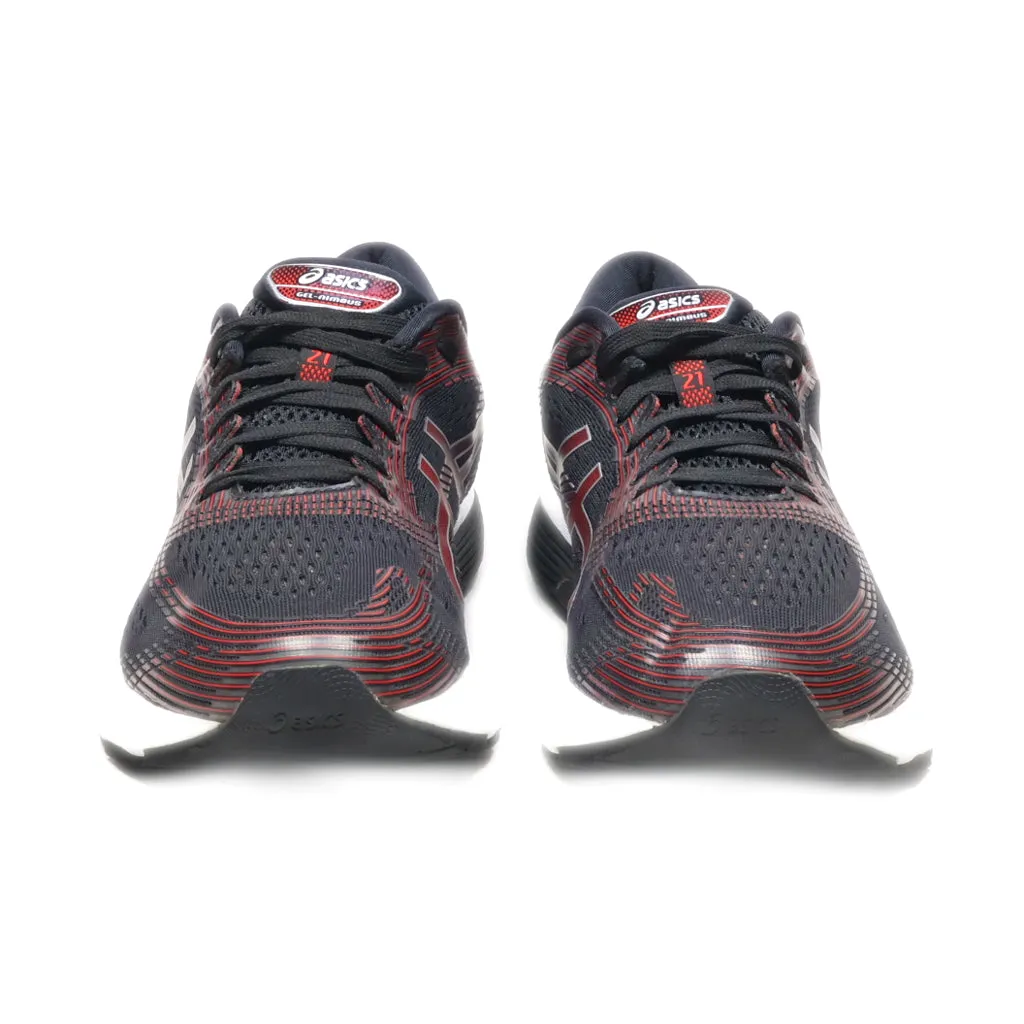 Asics Gel-Nimbus 21 Sport Shoes Fabric Black Colour For Men