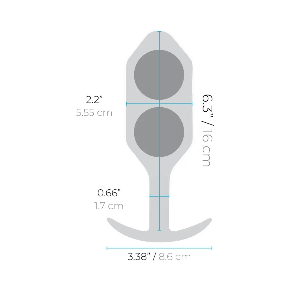 B-Vibe Snug Plug 6 (XXXL) - Marine