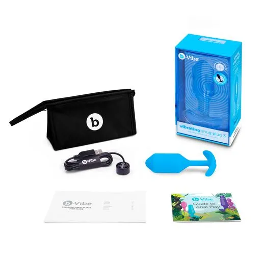 B-vibe Vibrating Weighted Snug Plug 3