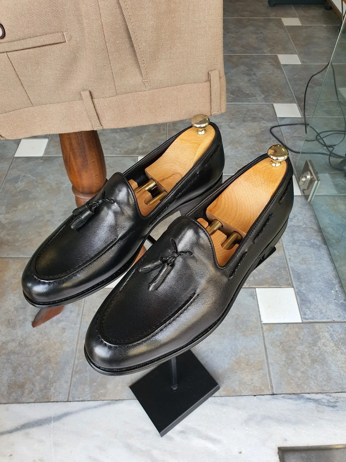 Bern Black Sardinelli Loafers