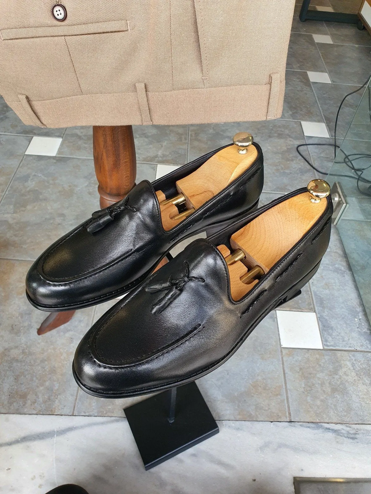 Bern Black Sardinelli Loafers