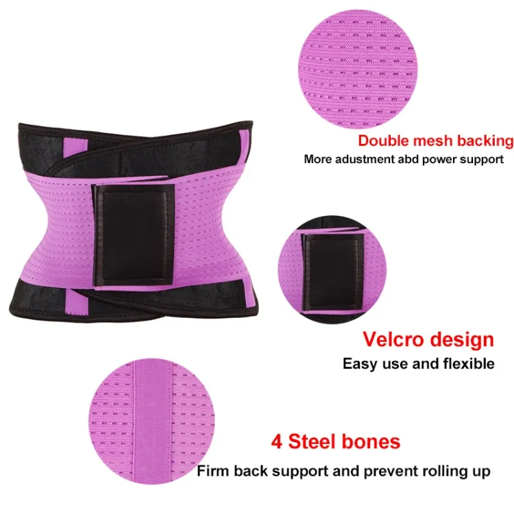 Body Shaping Underwear Abdomen Belt Fat Burning Paste New Fashion Sports Fitness Belly Belt, Size:S (Orange)