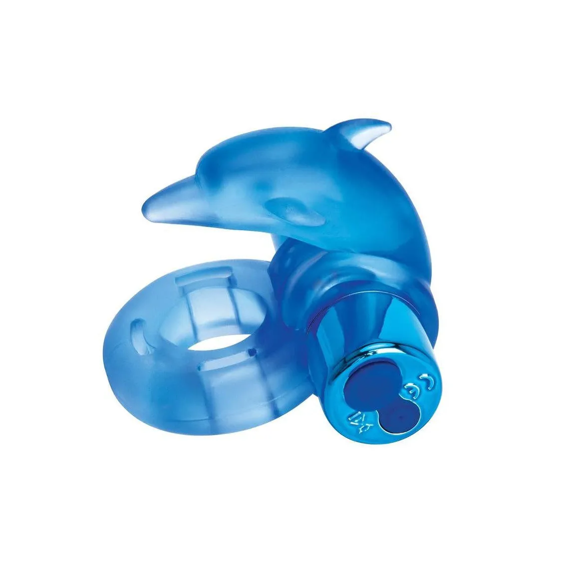 Bodywand Rechargeable Dancing Dolphin Ring - Blue