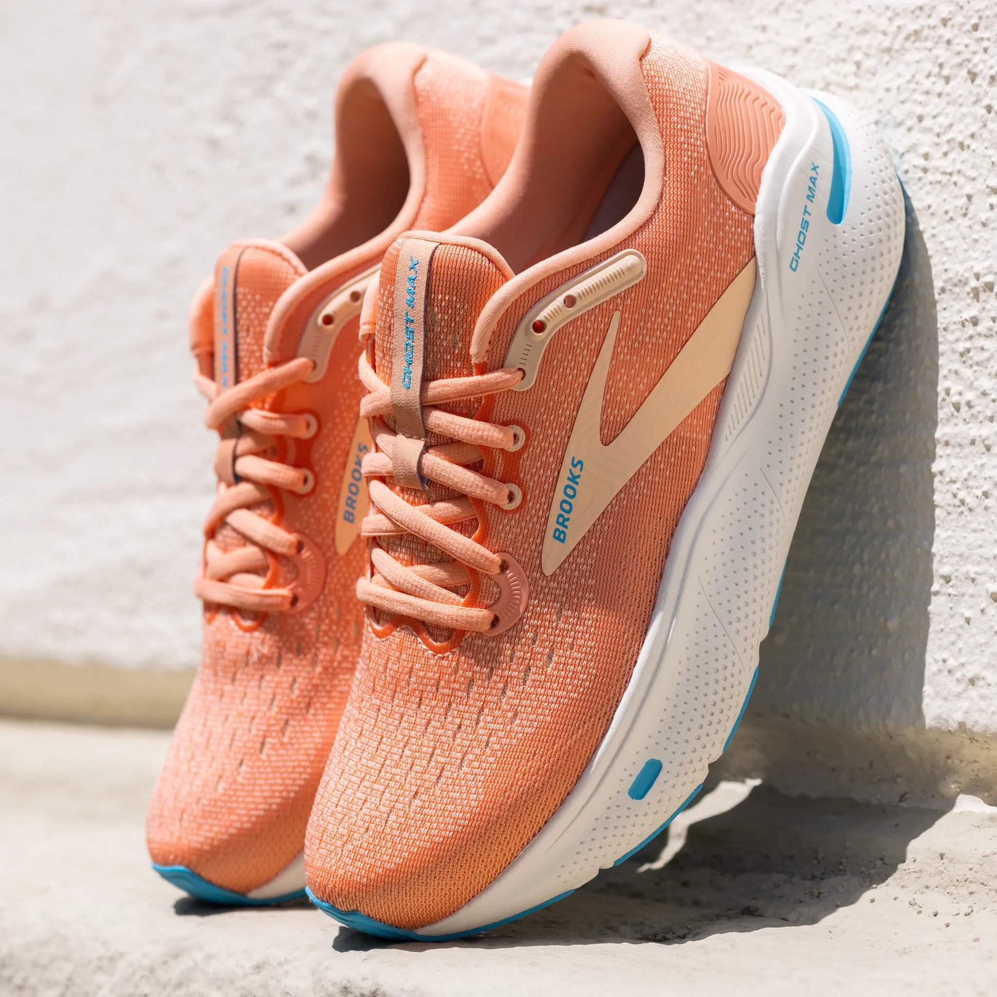 Brooks Ghost Max Women's Papaya/Apricot/Blue