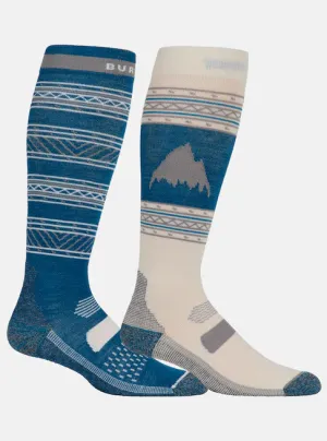 Burton 2025 Performance Lightweight Sock 2PK Nightfall