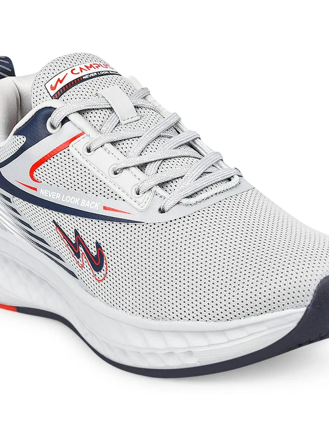 CAMP-DELIGHT Grey Men's Running Shoes