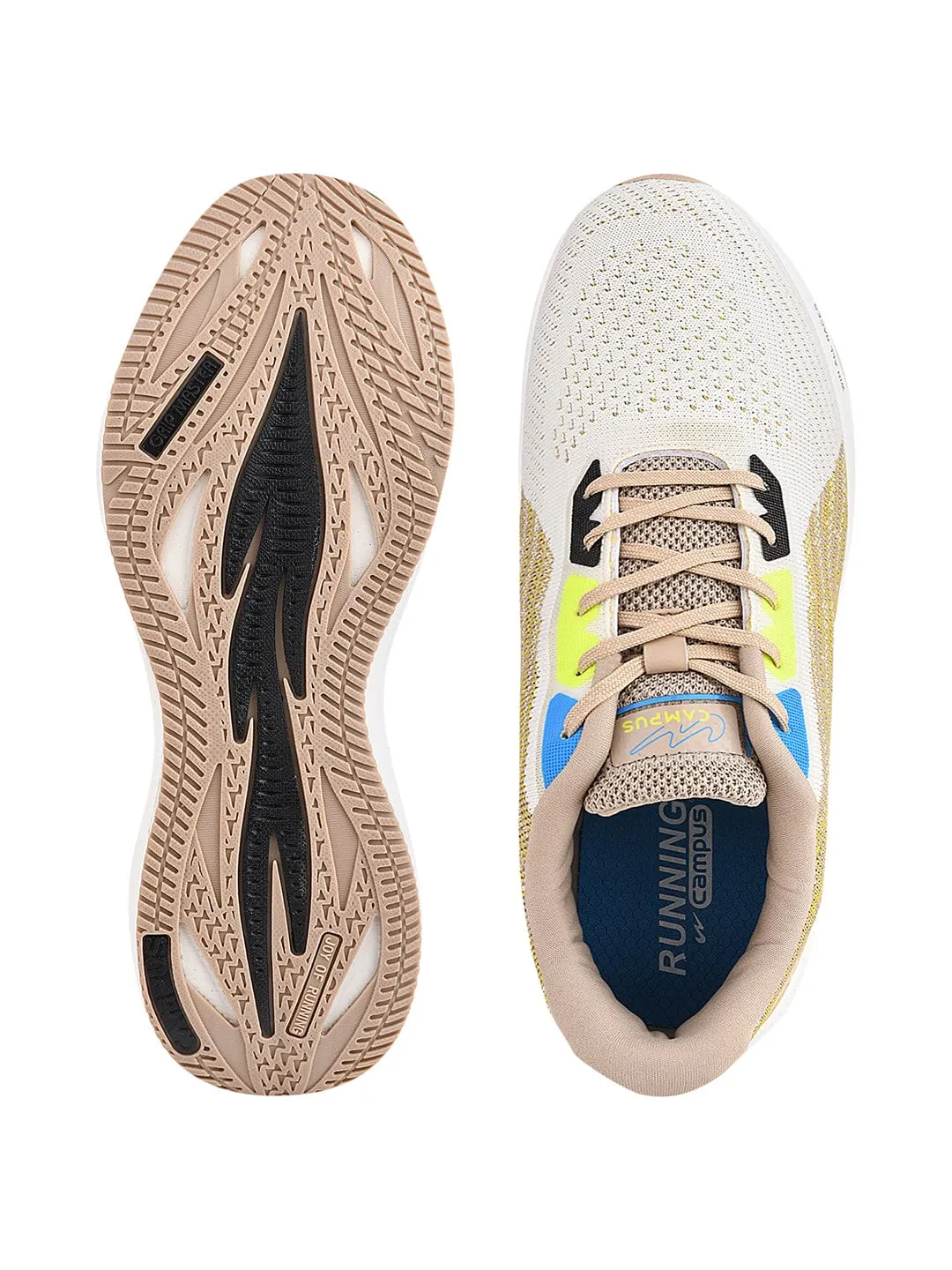 CAMP JASPER Off White Men's Running Shoes