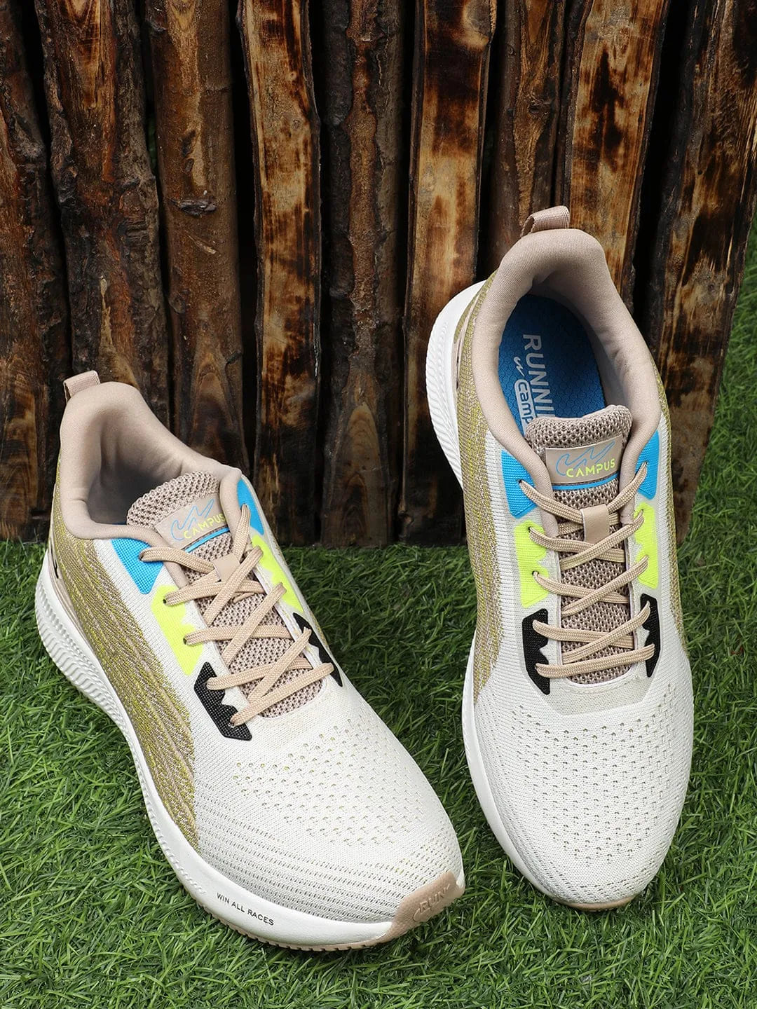 CAMP JASPER Off White Men's Running Shoes