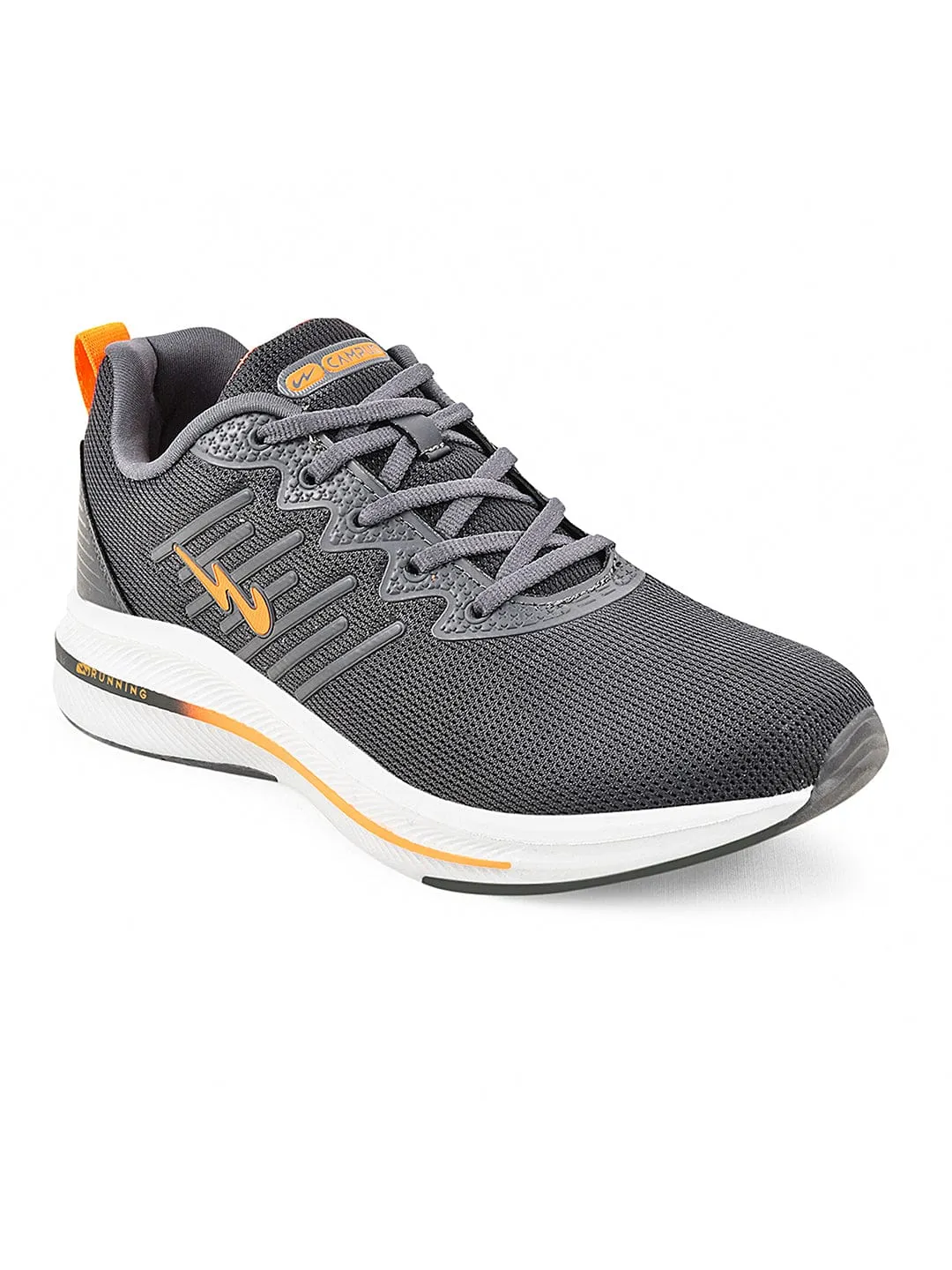CAMP-MIRACLE Grey Men's Running Shoes