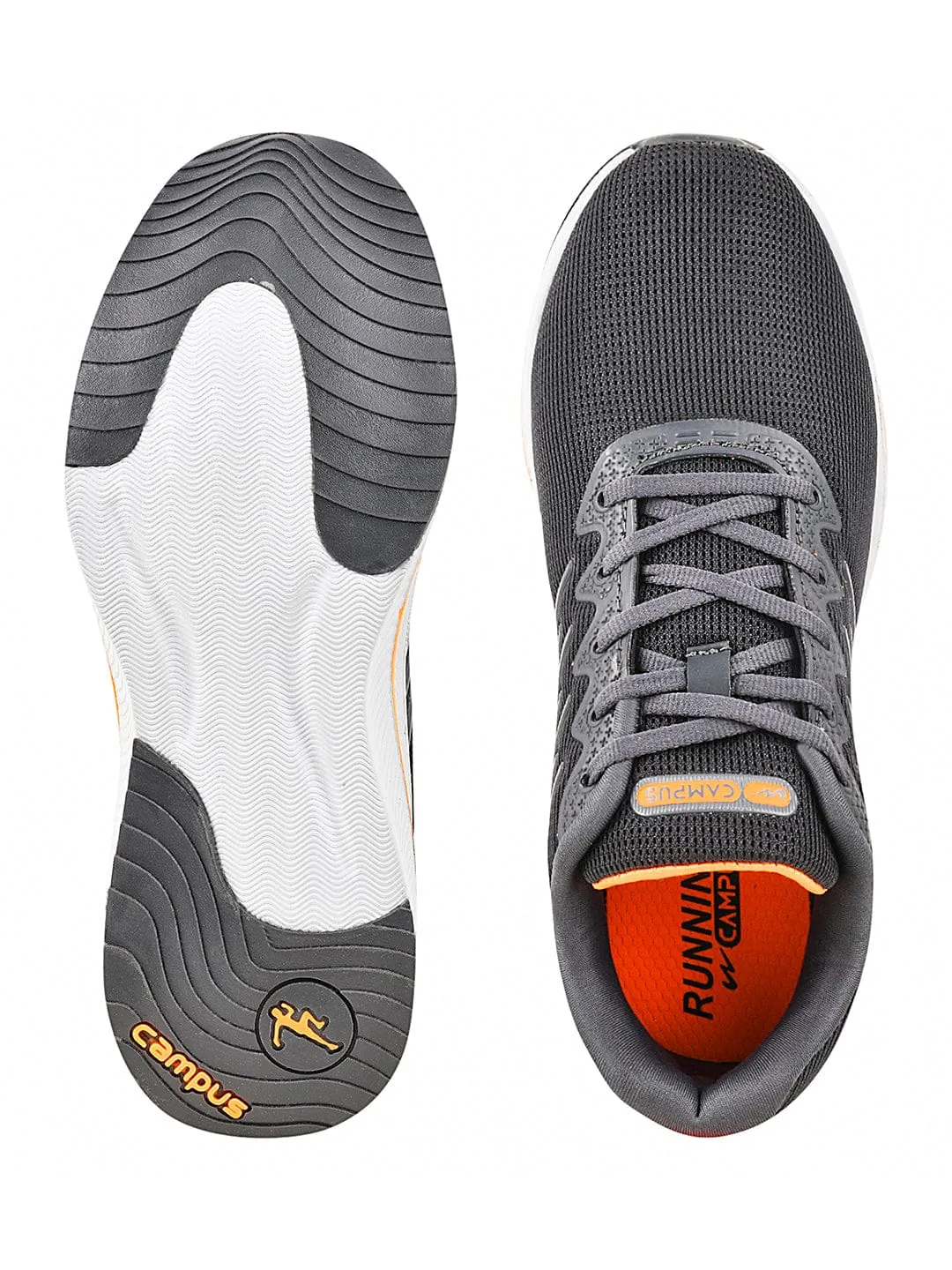 CAMP-MIRACLE Grey Men's Running Shoes