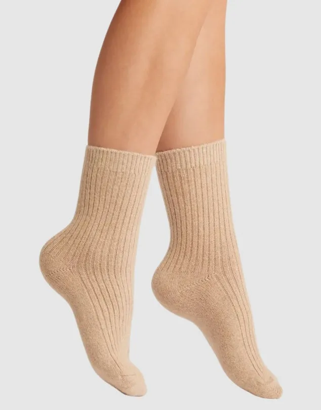 Cashmere Socks - Creme