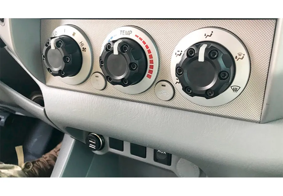 Climate Knobs (2005-2015 Tacoma) - 4 PACK -AJT Design