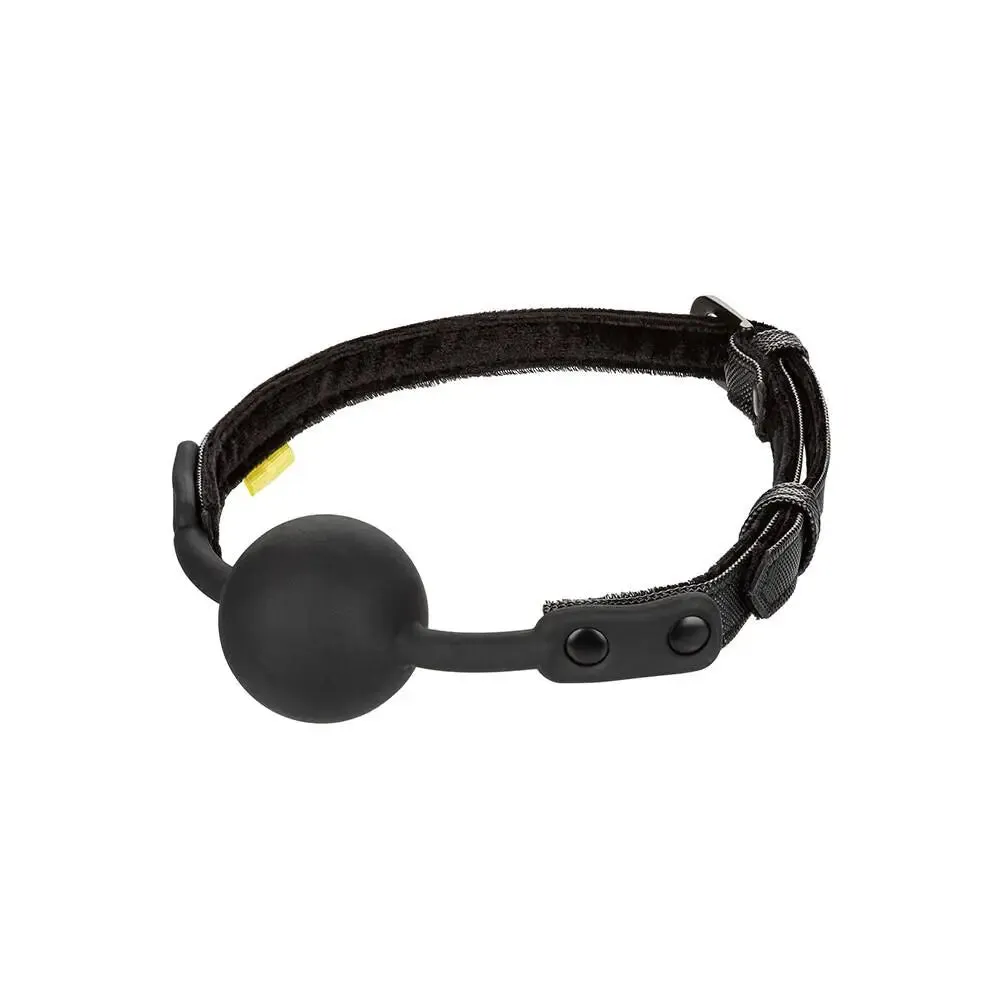 Colt Faux Leather Black Bondage Ball Gag for Bdsm Couples
