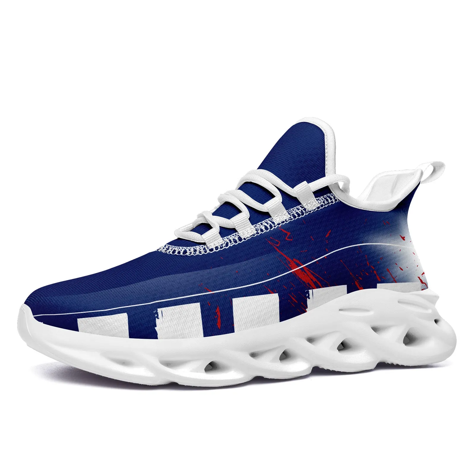 Custom Blue Red New York Maxsoul Shoes Personalized Sneaker FN003-D020260-21