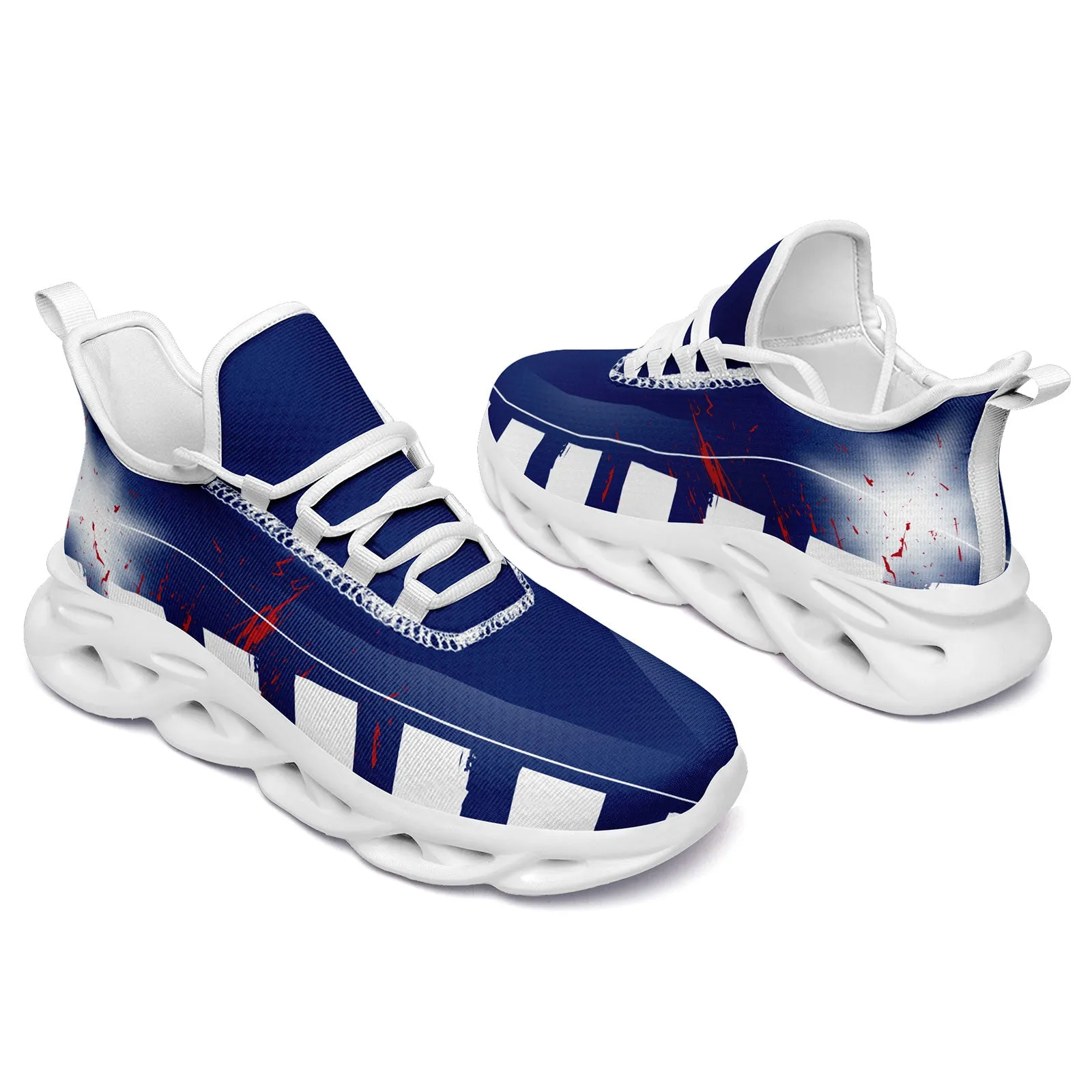 Custom Blue Red New York Maxsoul Shoes Personalized Sneaker FN003-D020260-21