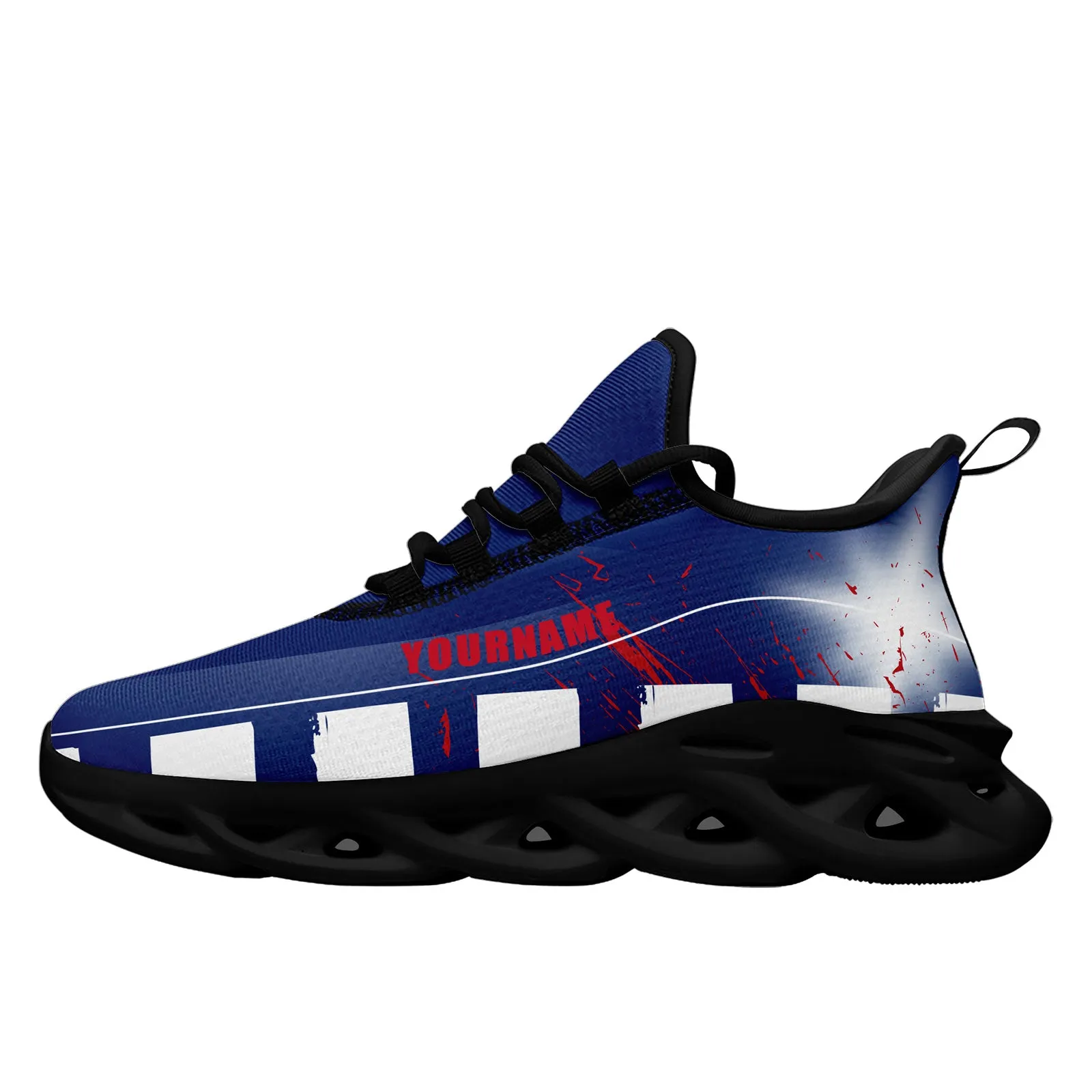 Custom Blue Red New York Maxsoul Shoes Personalized Sneaker FN003-D020260-21