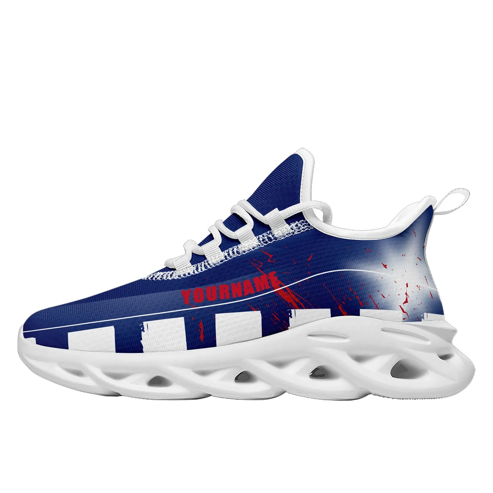 Custom Blue Red New York Maxsoul Shoes Personalized Sneaker FN003-D020260-21