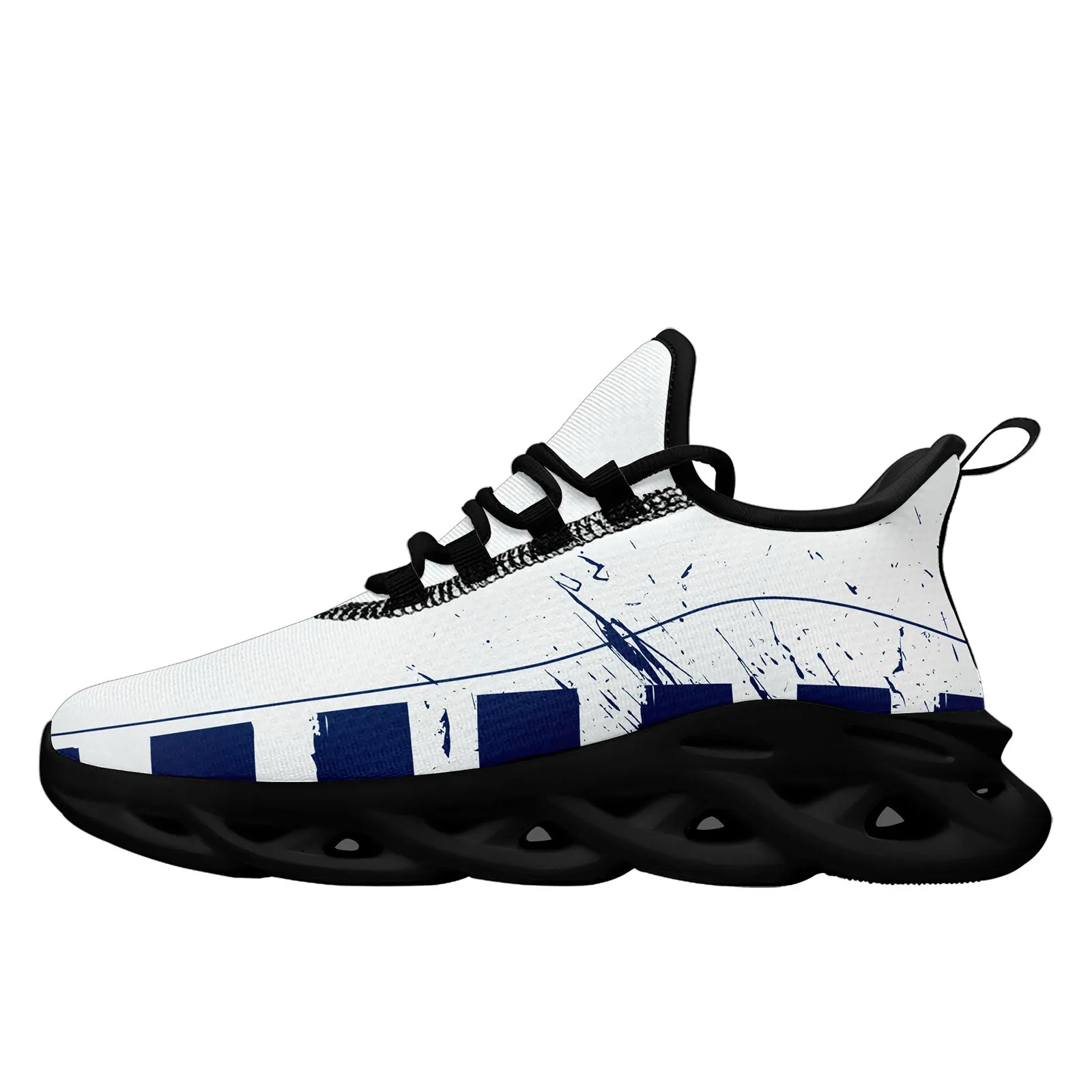 Custom Blue White Indianapolis MaxSoul Shoes and Hat Combo Offer Personalized Combo ZH-D020264-14