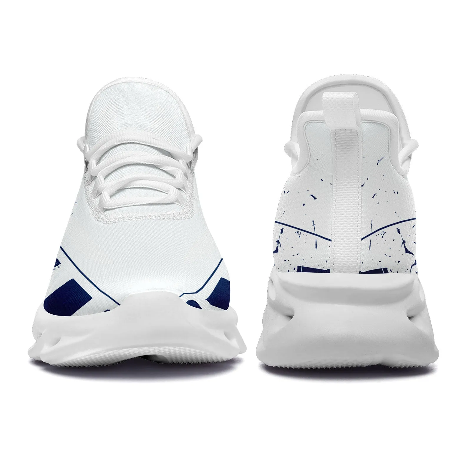Custom Blue White Indianapolis MaxSoul Shoes and Hat Combo Offer Personalized Combo ZH-D020264-14